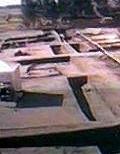 The stables of Ramses II being excavated